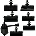 thumbnail image 1 of AXA Tool Post Set 250-111 Wedge Type Quick Change Tool Post Set 6-12 Inch Lathe Swing 8Pcs, 1 of 6