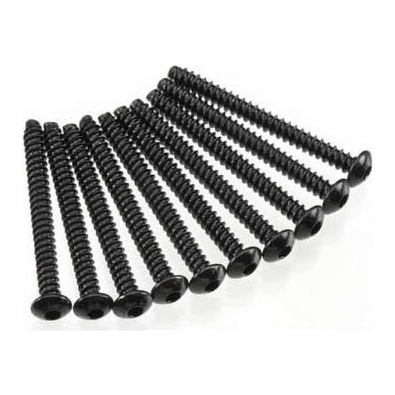 AXA441 Hex Tap Button Head M3x30mm Black (10) Multi-Colored