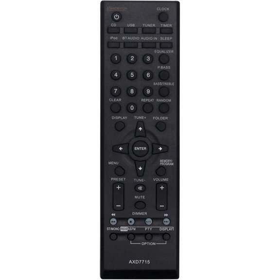 AXD7715 Remote Control Commander fit for Pioneer Slim Micro System X-SMC22 X-SMC11 X-SMC22-S X-SMC11-S