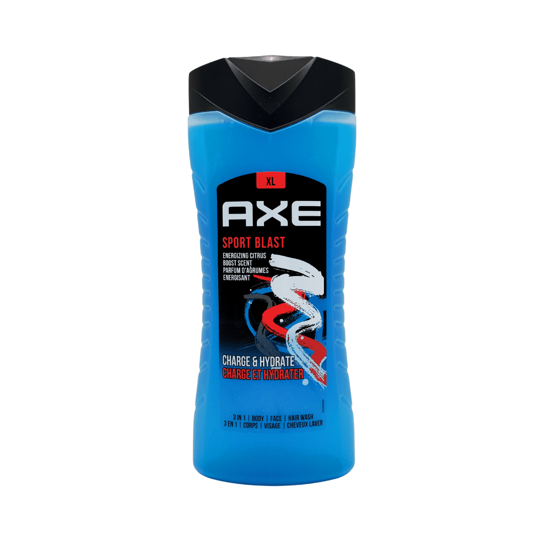 AXE, 3-in-1 Body Wash, Sport Blast Energizing Citrus 13.5 fl.oz