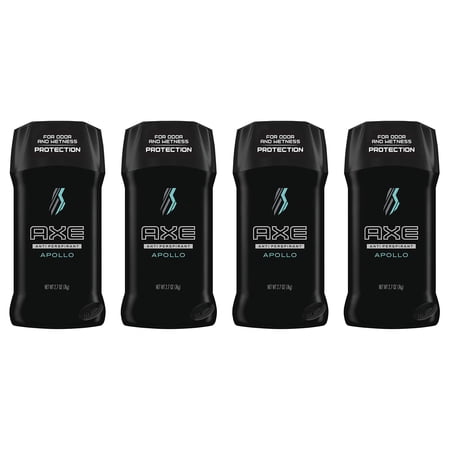 AXE Antiperspirant Deodorant Stick for Men Apollo 2.7 oz, 4 count 2.7 Ounce Pack of 4