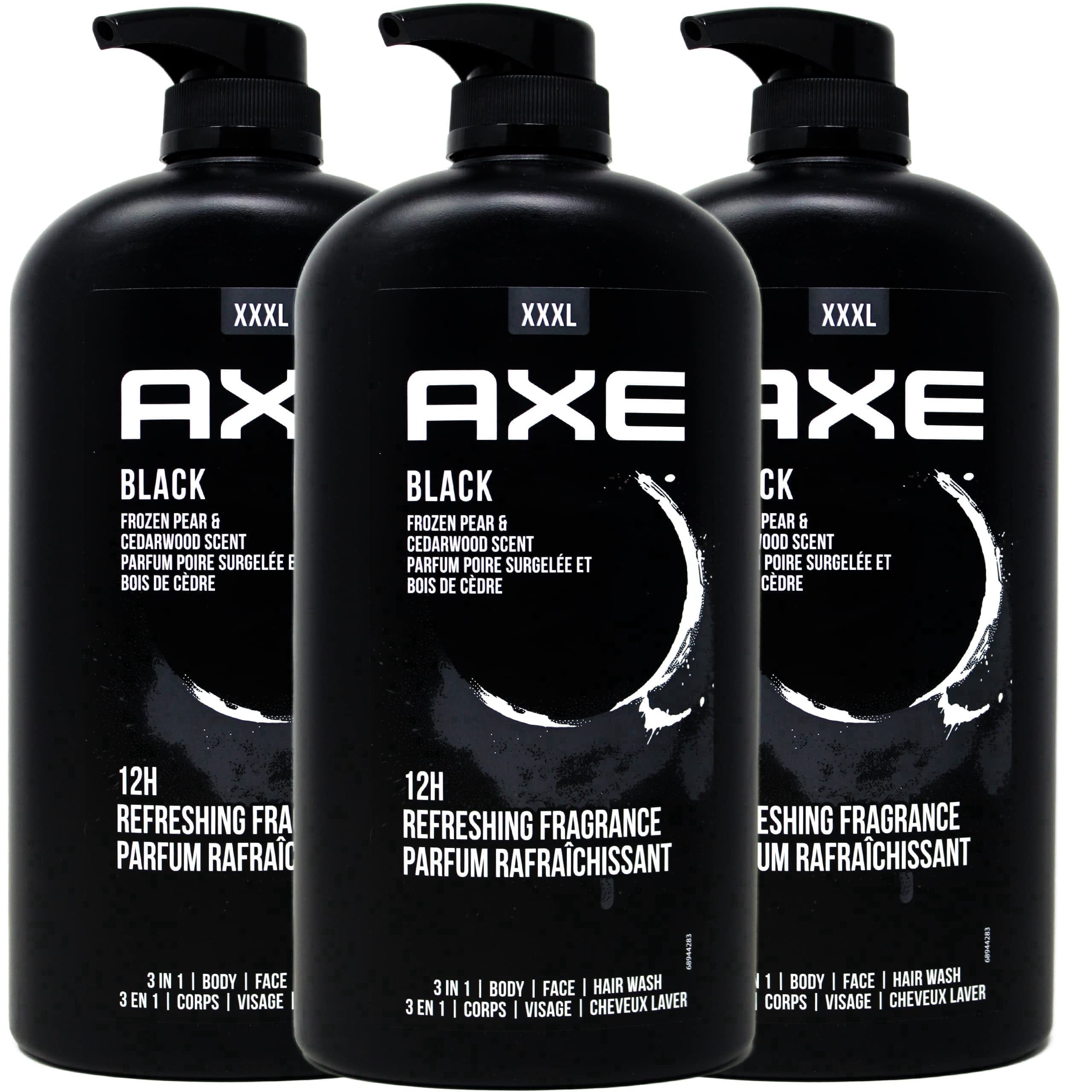 AXE BLACK 3 IN 1 FROZEN PEAR & CEDARWOOD SCENT PARFUM 12H