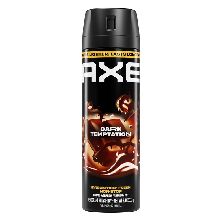 AXE Body Spray, Dark Temptation, 3.9 oz, 48hr
