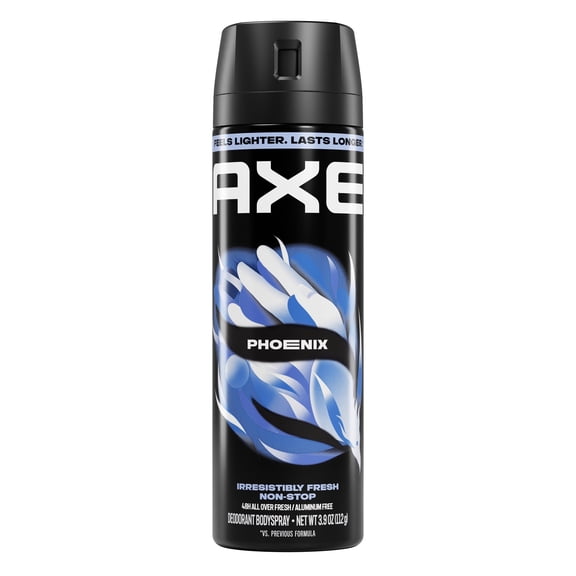 AXE Body Spray 48 Hour All Over Fresh Phoenix Aluminum Free, 3.9 oz