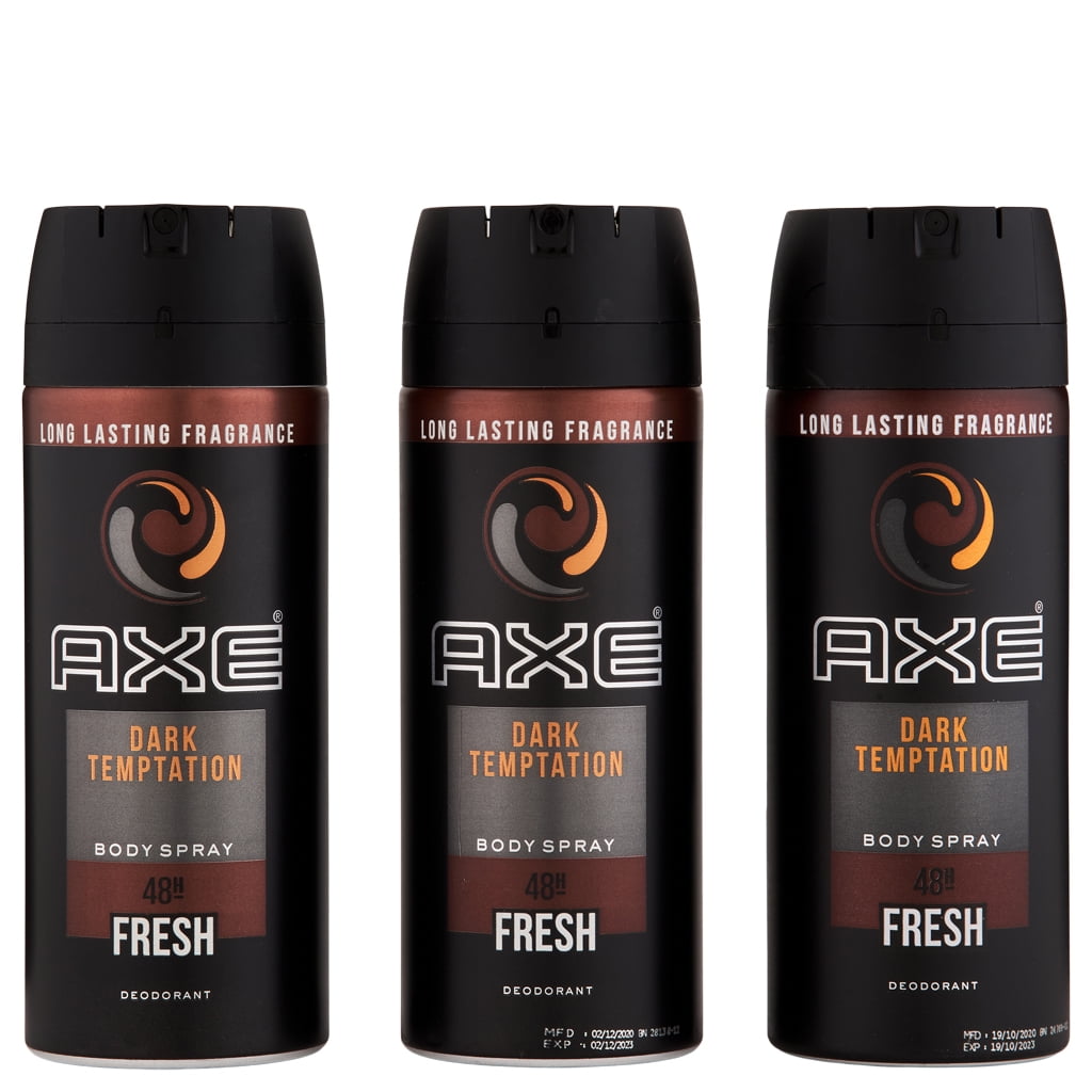 AXE Body Spray Dark Temptation 3 Ct 5.1 oz
