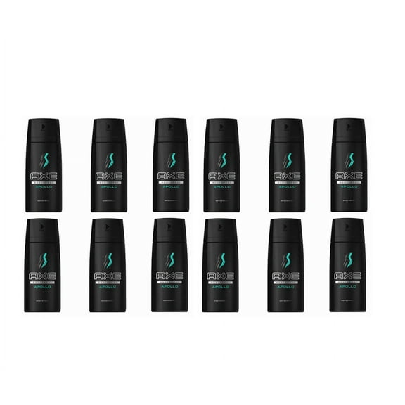 AXE Body Spray Deodorant Apollo 150 ml / 5.07 Oz (Pack of 12)