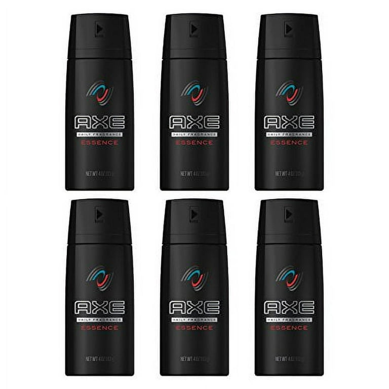 AXE Body Spray for Men essence 4 oz Pack of 6