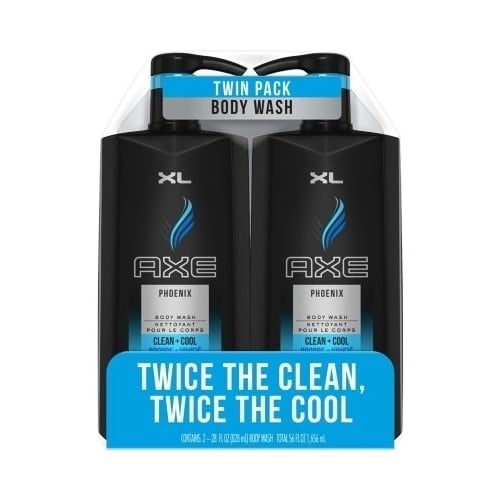 AXE Body Wash for Men Phoenix (28 Ounce, 2 Count)