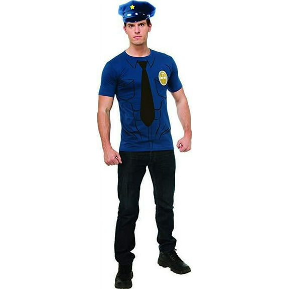 Men's Axe Cop Costume Shirt Standard 44