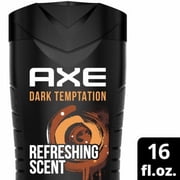 AXE Dark Temptation Men's Body Wash Dark Chocolate With Plant-Based Moisturizers