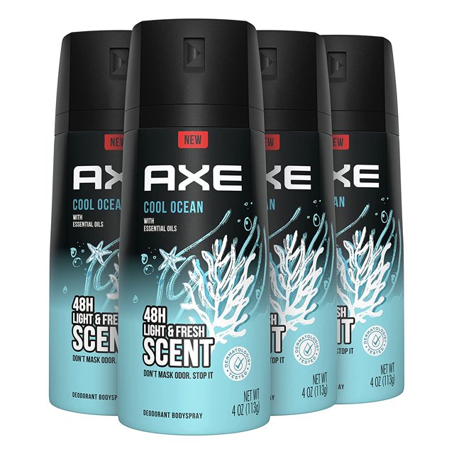AXE Dual Action Body Spray Deodorant for Long Lasting Odor Protection