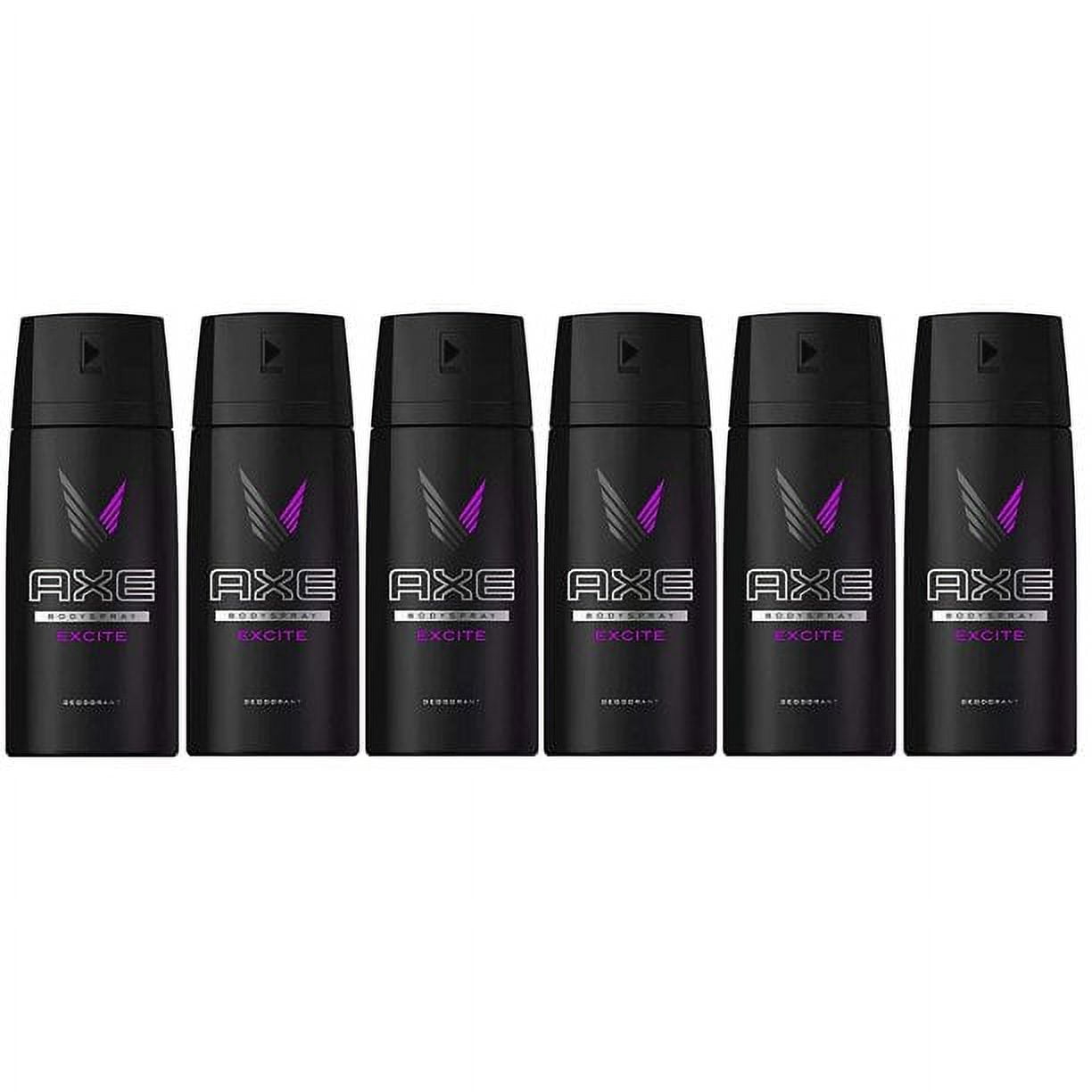 AXE Excite Body Spray for Men 150ml (6 Pack)