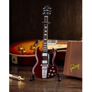 AXE HEAVEN Gibson 1964 SG Standard Cherry Miniature Guitar with Stand, 10 Inch