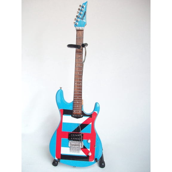 AXE HEAVEN Joe Satriani Chicken Foot Miniature Guitar with Stand, 10 Inch