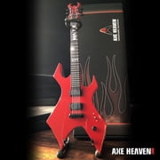 Mick Thomson Red Signature Warlock Hate 10 Inch Miniature Guitar Replica
