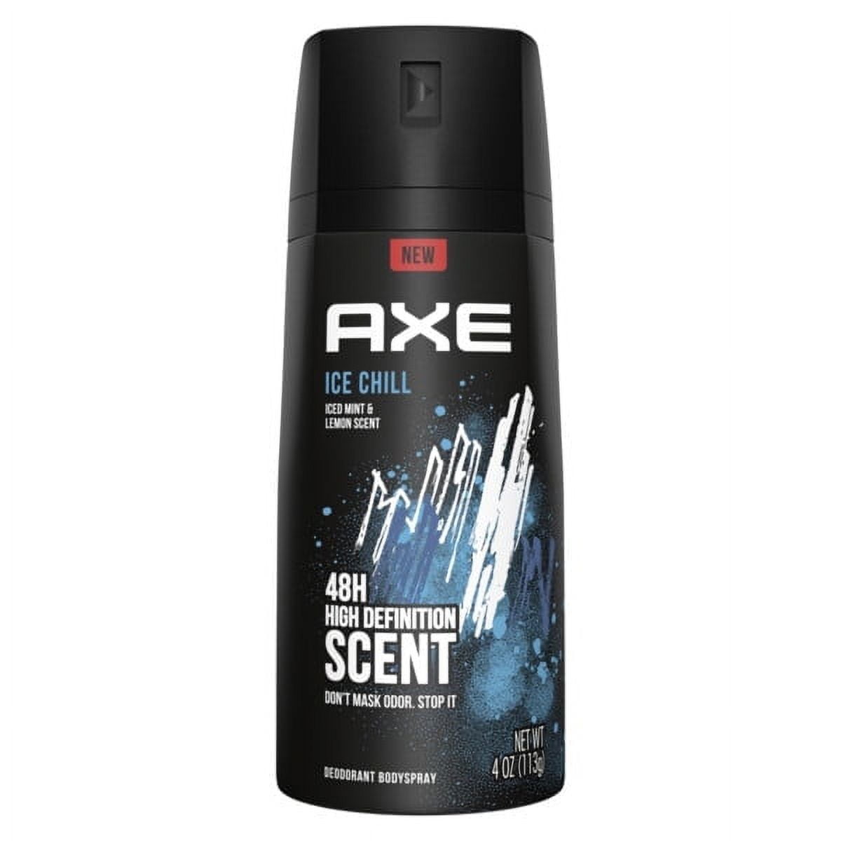 AXE Ice Chill Men's Deodorant Body Spray, 48H Odor Protection