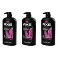 thumbnail image 1 of AXE Mens Liquid Body Wash & Shower Gel Excite Crisp Coconut & Black Pepper, 3PK, 1 of 11