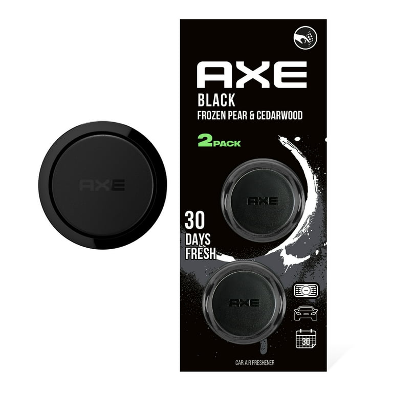 AXE Mini Vent Clip Car Air Freshener (Black Scent, 2 Pack