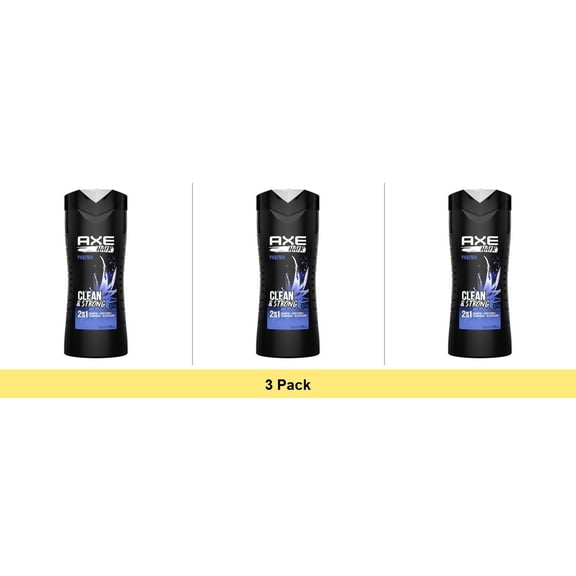 AXE Phoenix 16 Fl. Oz. 2-In-1 Shampoo & Conditioner - 3 Pack Bundle