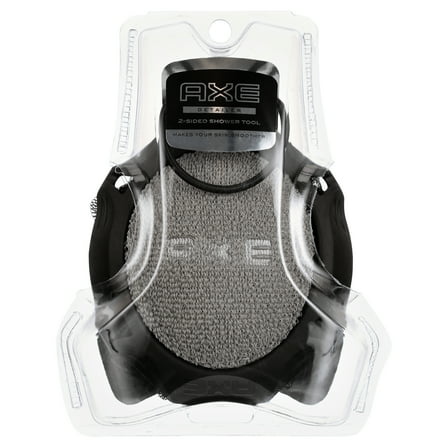 AXE Shower Tool Detailer Skin Cleanser Smoother Skin Exfoliates & Gently Cleanses, 1 Count