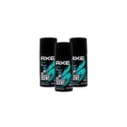 AXE Travel Deodorant, Body Spray, Apollo, 3-Pack – 48H High-Definition Scent & Odor Protection, Sage & Cedarwood, Aluminum-Free, 1 Oz Ea