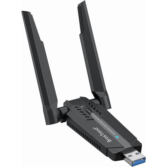 AXE3000 Tri-Band Linux WiFi Adapter Plug & Play for Ubuntu, Fedora, Mint, Debian, Arch, Kali, Manjaro, openSUSE, Raspberry Pi OS etc. Linux USB WiFi Adapter for PC, WiFi-6E 6GHz /5GHz/2.4GHz