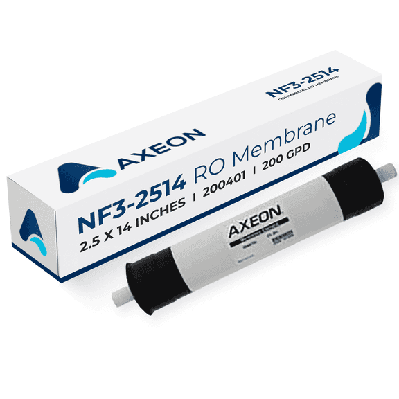 AXEON NF3-2514 Nanofiltration RO Membrane  200 GPD, 2.5 x 14 Inches 70 PSI