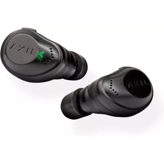 AXIL XCOR Pro Hearing Protection Ear Buds, Black, Small Box, StandardMultiple Eartip Sizes & Styles Included