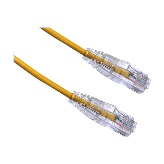 Axiom BENDnFLEX Ultra-Thin - Patch cable - RJ-45 (M) to RJ-45 (M) - 10 ft - UTP - CAT 6 - snagless - yellow