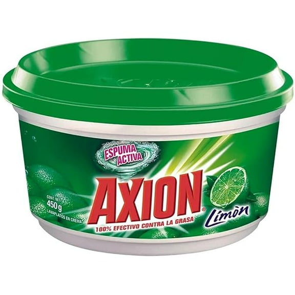 AXION Authentic Dish Soap Lemon-Lime Scent 450g - Imported from Colombia