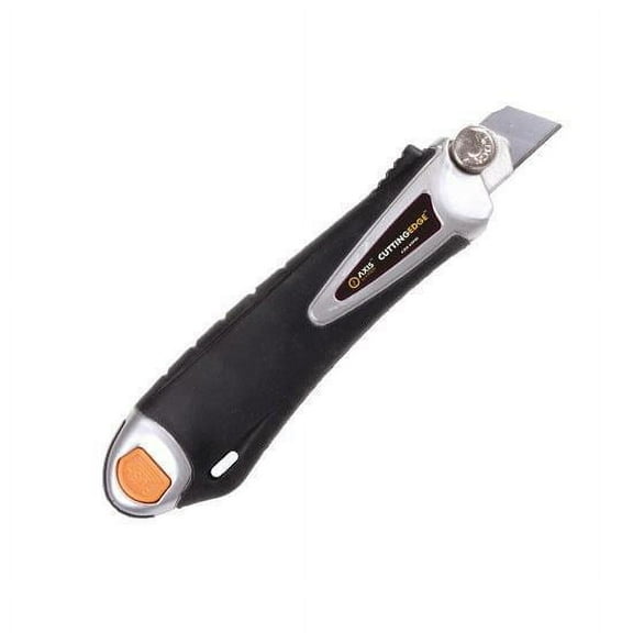 AXIS CUTTINGEDGE Snap-Off Utility Knife Heavy Duty Auto Load SK4 Material- 5 Blade