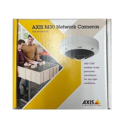AXIS M3058-PLVE Fixed Panoramic Network Mini Dome Camera with Night Vision W/12 MP in/OUTDR