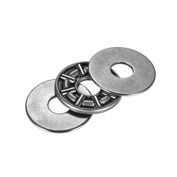 Needle Roller Thrust Bearings with 2 Washers Chrome Steel Bearing, 6x19x2mm