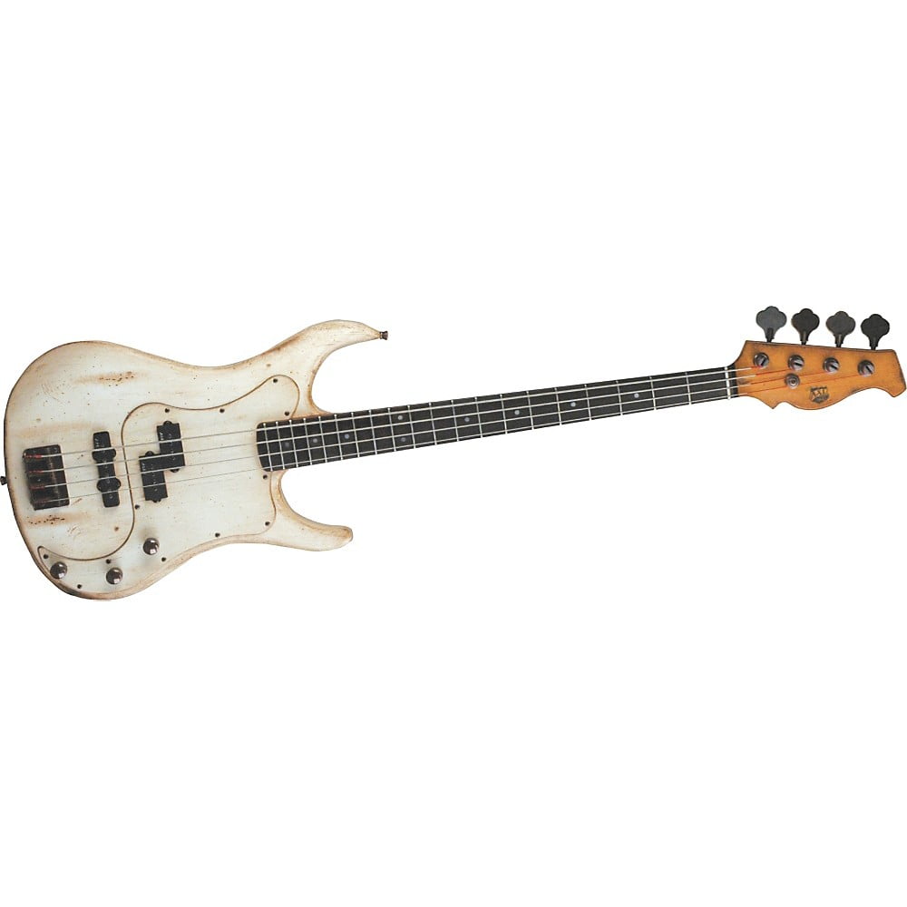 AXL Badwater APJ-820 Electric Bass Guitar Off White