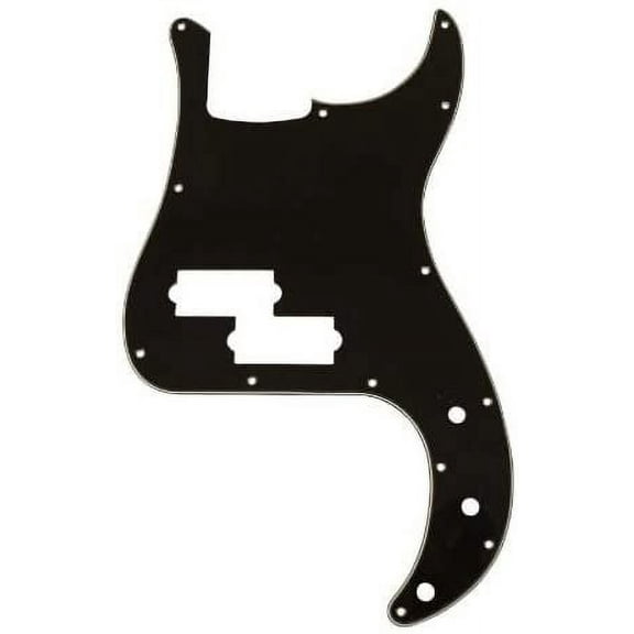 AXL Model PG-376-B 2-Pickup P Bass Pickguard, Black