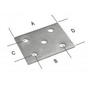 C.E. Smith Company 20023G Axle Tie Plate-Flat Galv.