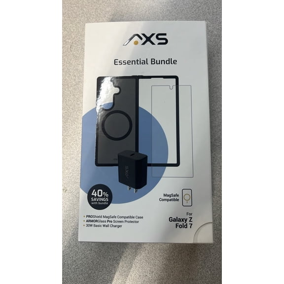 AXS 3 Pack Proshield Magnetic Case + Armorglass Pro Screen + 30W Charger - Samsung Galaxy Z Fold7
