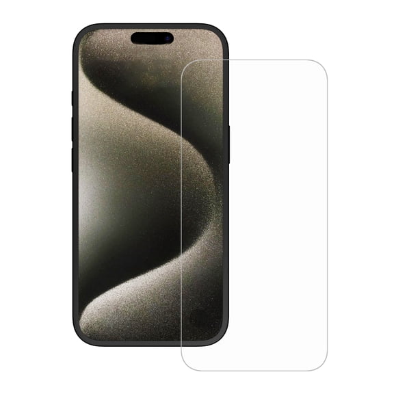 AXS ARMORGlass Basic Screen Protector Compatible with Apple iPhone 15,iPhone 15 Pro,iPhone 16 - Clear