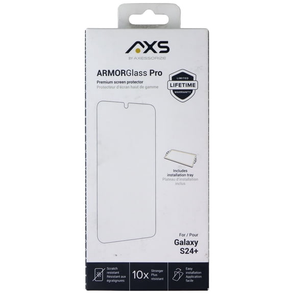 AXS ARMORGlass Pro Basic Screen Protector Compatible with Samsung Galaxy S24+ - Clear
