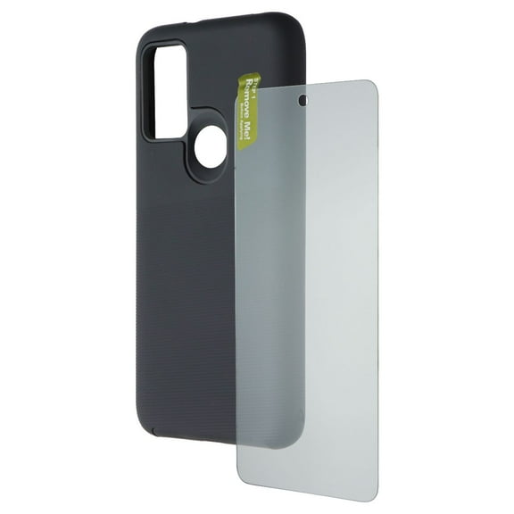 AXS PROTech Plus Phone case and ARMORGlass Pack Compatible with Moto G Play (2023) - Black