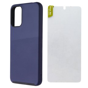 AXS PMOTORP1731 Protech Plus Case & Armorglass Screen Protector for Motorola Moto G Play 2024 - Astral Blue