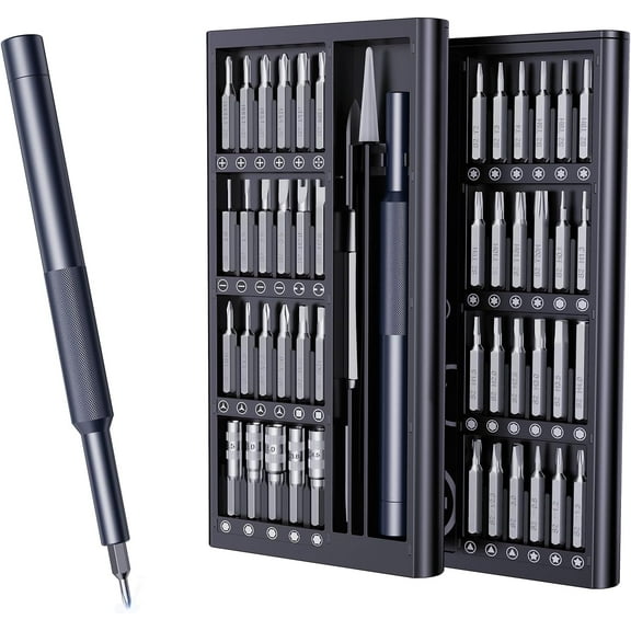 AXTH 25-in-1 Small Precision Screwdriver Set, Professional Magnetic Mini Repair Tool Kit for Phone, Computer, Watch, Laptop, Macbook, Ring Doorbell, Eyeglass, Electronic, [Bearing Steel] Screw Driver
