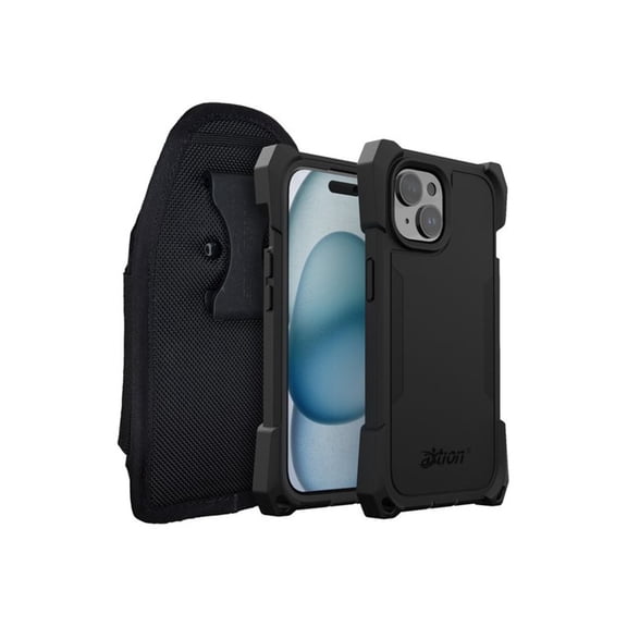 The Joy Factory aXtion Edge - Back cover for cell phone - MagSafe compatibility - for Apple iPhone 15