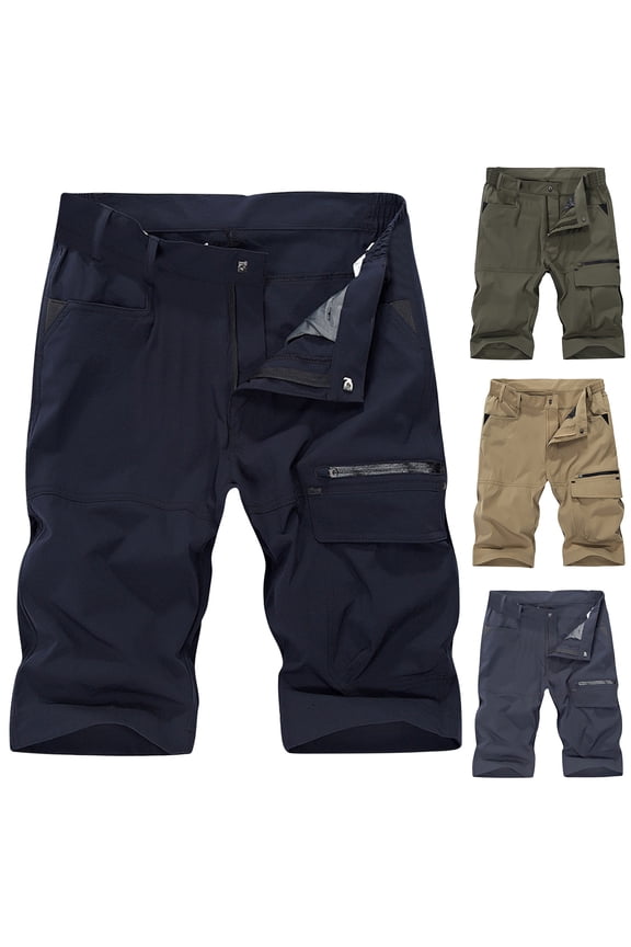 Athletic Shorts For Men Plus Size Cargo Shorts Multi-Pockets Relaxed Summer Beach Shorts New Arrival