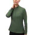 thumbnail image 1 of AXXD Basic Business Casual Tops for Women Summer 2024 Yoga Slimming Casual Gym Long Sleeve Turndown Fitness T-shirt Tops Blouse, 1 of 8