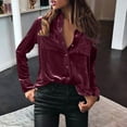 thumbnail image 1 of AXXD Basic Western Shirts for Women Summer 2024 Ladies Round Neck Loose Tops Casual Print T-Shirts Long Sleeve Blouse, 1 of 5
