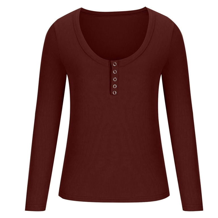 AXXD Basic Work Tops for Women 2024 Workout Spring Solid