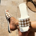 thumbnail image 1 of AXXD Beige Beach Sandals for Woman Summer Flat Flip-flops Large Size Sandals Set Toe Flat Casual Beach Mothers Day, 1 of 1