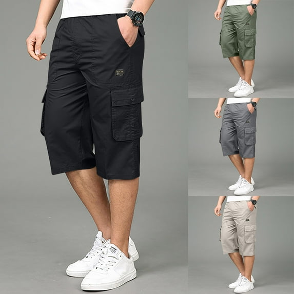 AXXD Bike Shorts For Men Plus Size Summer Casual Fitness Bodybuilding Printed Pocket Sports Shorts New Arrival