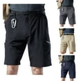 thumbnail image 1 of AXXD Blue Athletic Shorts For Men Summer Multi-pocket Quick-drying Shorts Casual Four-way Stretch Hiking Pants Father's Day Gift, 1 of 10